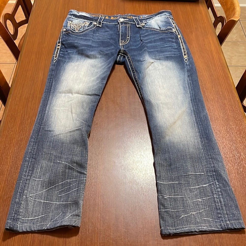 Mens Rock Revival Edwin Straight Size 36/30